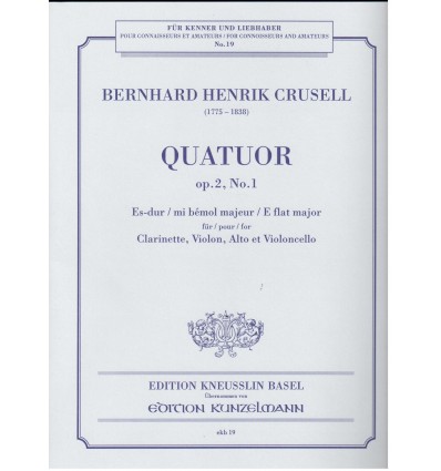 Quatuor op.2 n°1 Es-Dur (Cl vn alto vc) PP