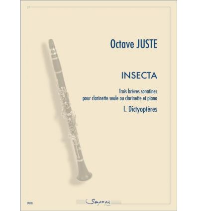 Insecta. I. Dictyoptères (1 des 3 brèves Sonatines...