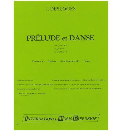 Prelude et danse p. Qr d'anches (Cl hb sax bn)