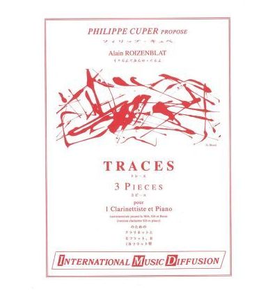 Traces : 3 pieces (Version cl sib & piano) orig. P...