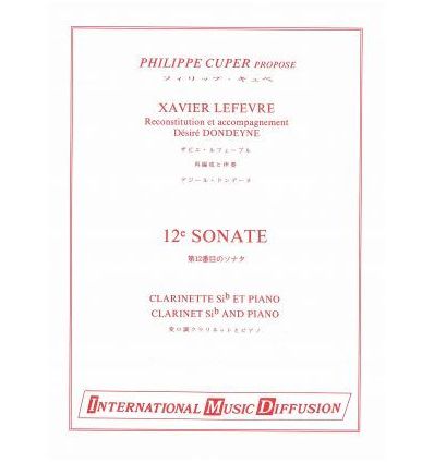 12e Sonate (éd. I.M.D.)