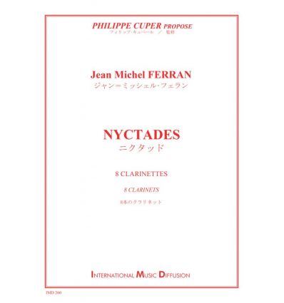 Nyctades (8 clarinettes. Coll. Souffle d'Ebène, J....