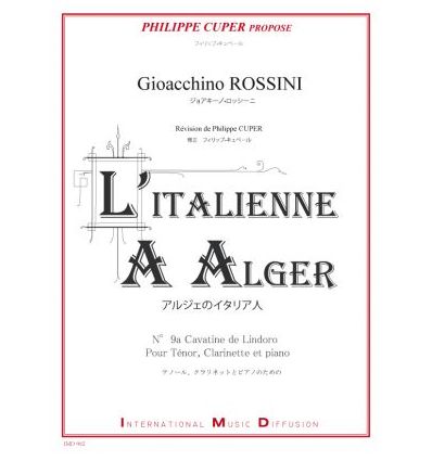 L'Italienne à Alger: voix ténor, clarinette, piano...