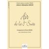 Air de la 3ème Suite orchestrale (arr. cl & piano)...