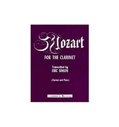 Mozart for the clarinet (Cl. Et piano)