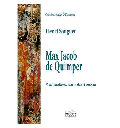 Max Jacob de Quimper (hb cl bn) Score & Parties. N...