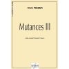 Mutances III (clarinette basse et piano) Difficile...