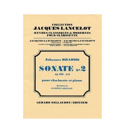 Sonate Op.120 N°2 Clarinet.