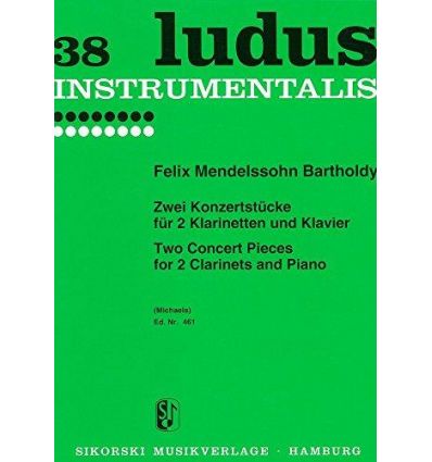 2 Konzertstucke op.113 & 114 (2 cl. & piano), ed. ...