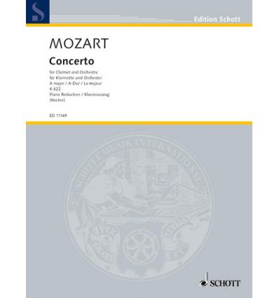 Clarinet concerto (réd. cl ou cl. de basset & pian...