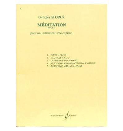 Méditation (version sax alto & pno)
