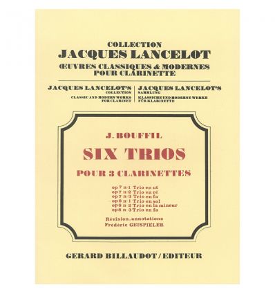 Six trios Op8 n°1 - Trio en sol