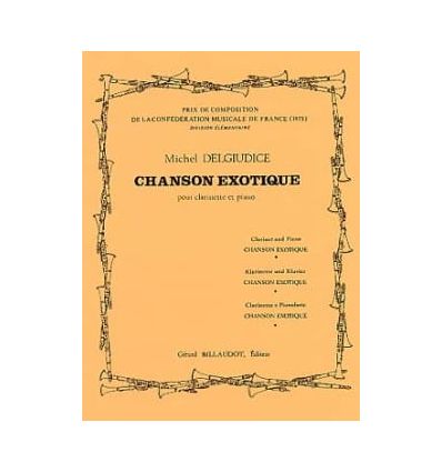 Chanson exotique (clarinette et piano)