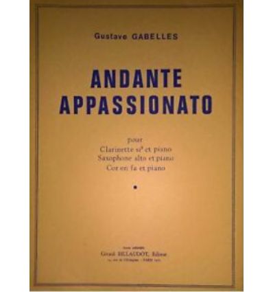 Andante appassionato (Version cl & piano)