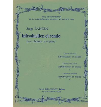 Introduction et rondo (clarinette et piano)