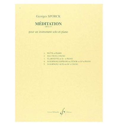 Méditation (version cl & pno)