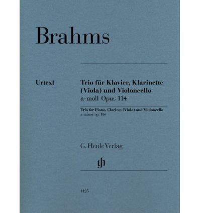 Klarinetten-Trio op.114 (Cl vc piano)(Henle Urtext...