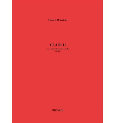 Clair II per clarinetto in Sib (1999)
