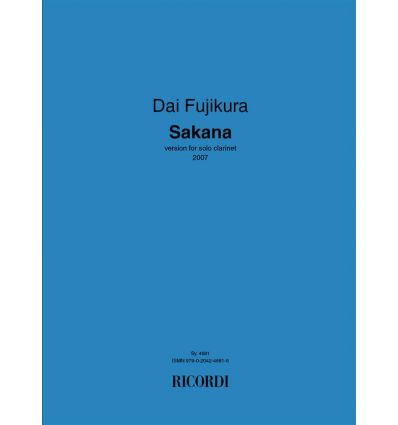 Sakana (2007) for clarinet, short version (4 minut...
