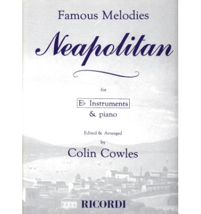 Famous melodies . Neapolitan (Eb & piano). Santa l...