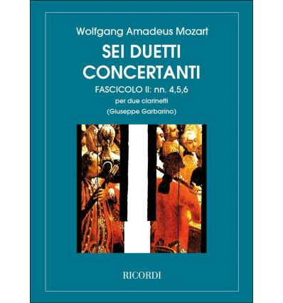 6 Duetti concertanti vol. 2 : 4-5-6 (2 cl.) (K.296...