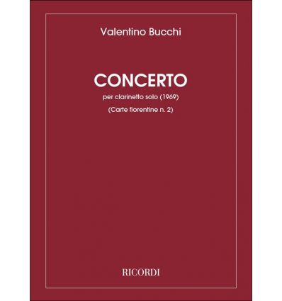 Concerto Carte Fiorentine n°2 (Clar. seule)