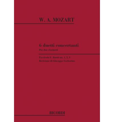 6 Duetti concertanti vol.1: 1-3 pour 2 cl., éd. Ri...