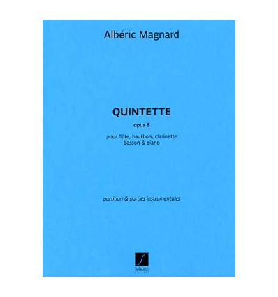 Quintette op.8 (1894) Fl hb cl bn piano