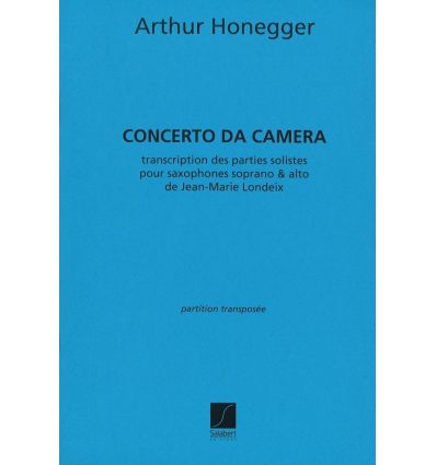 Concerto da camera (Transcr. 2 sax : Sop & alto) p...