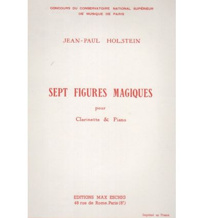 7 figures magiques (clarinette et piano) 1979, cop...