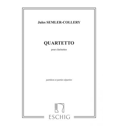 Quartetto (4 clarinettes sib) 1981, déd. à Jacques...