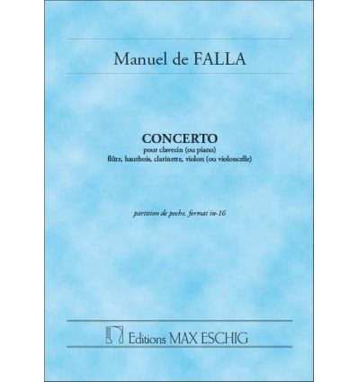 Concerto p. Clavecin & instr. (Partition de poche)...