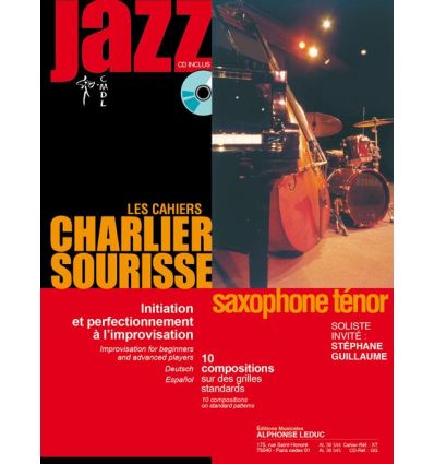 Les cahiers Charlier Sourisse sax tenor+CDinitiati...
