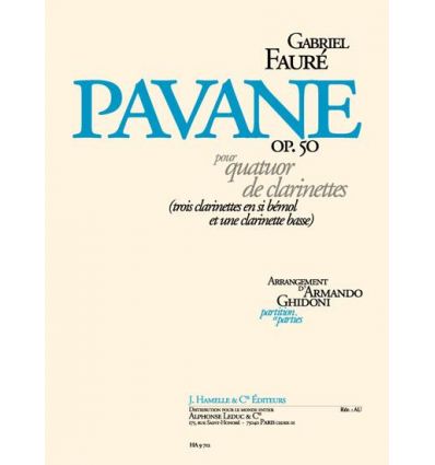 Pavane op.50 (4 cl.: 3 sib & basse) part. & partie...