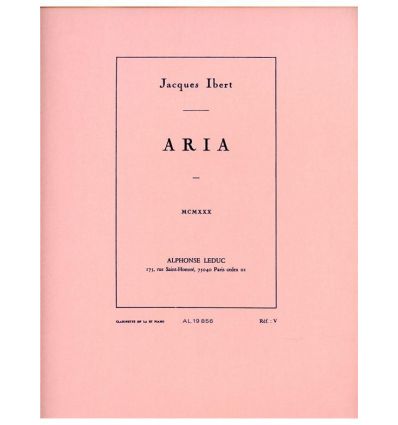 Aria (Version cl en la et piano)