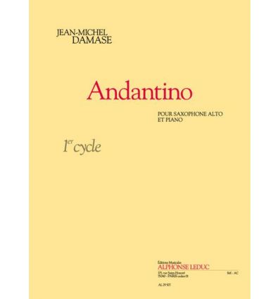 Andantino (sax alto & pno, cycle 1) UFAM 2007: niv...