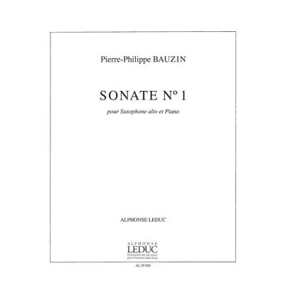 Sonate N°1 op.15 (sax alto & piano, 1960, publ. 2006) 16 mn,...