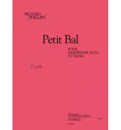 Petti bal pour saxophone alto et piano