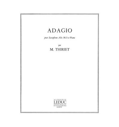 Adagio (sax alto & piano)