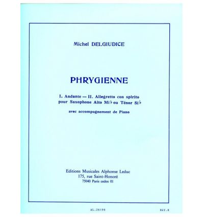 Phrygienne (sax alto ou tén. & piano) élém. 1