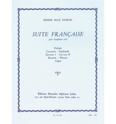 Suite française (Sax seul)