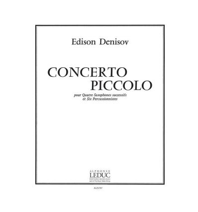 Concerto piccolo (4 sax successifs & 6 perc):Parti...