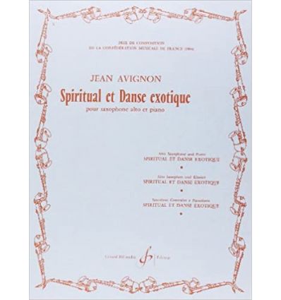 Spiritual et danse exotique (sax alto & piano)