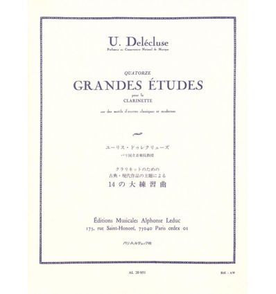 14 Grandes Etudes (clarinette)