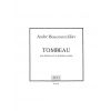 Tombeau (Cl. En la & piano ou perc.) Grand Format ...