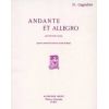 Andante et allegro (clarinette et piano)