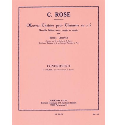 Concertino op.26 (cl & pno)