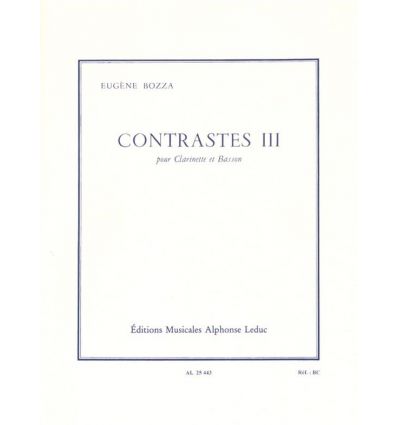 Contrastes III (Cl. & bn)