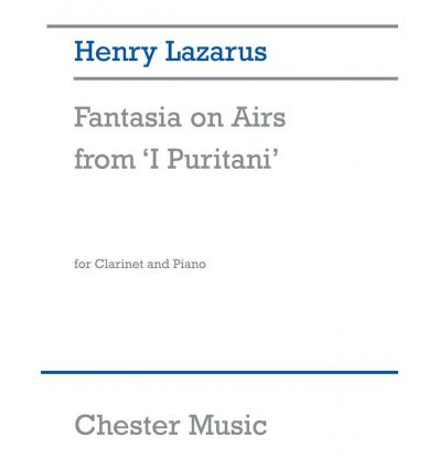 Fantasia on airs from I Puritani (Bellini) cl & pi...