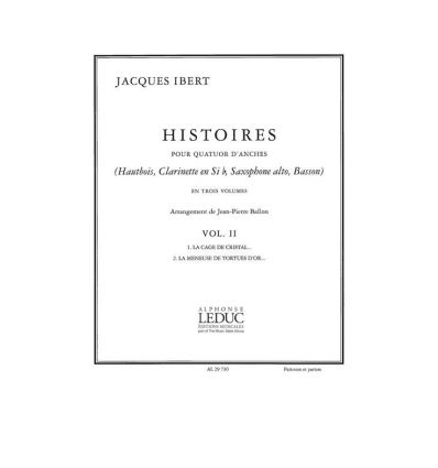 Histoires vol.2 (arr. quatuor d'anches : hb, cl. s...
